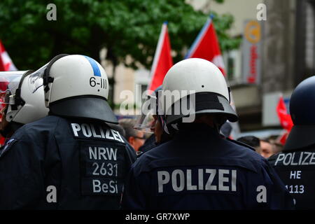 Deutsche Polizei Stockfoto
