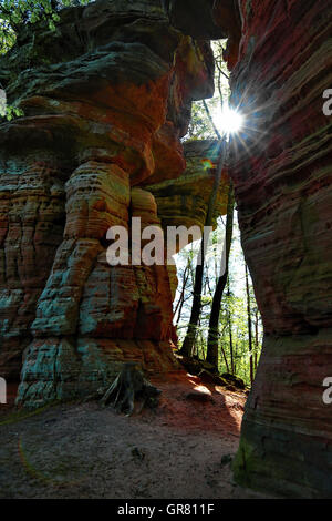 Altschlossfelsen Stockfoto