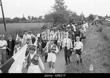 Shooting Club Bw 1969 Stockfoto