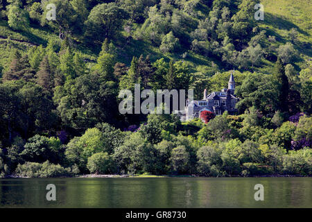 Schottland, schöne, romantische Loch Awe-Hotel in der Loch Awe Stockfoto