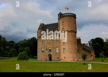 Schottland, Schloss Fraser, südlich des Kemnay in der Region von Aberdeenshire. Stockfoto