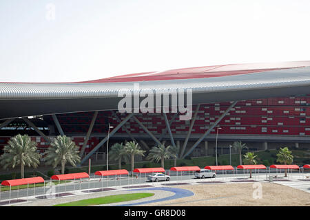 Ferrari World Abu Dhabi Stockfoto