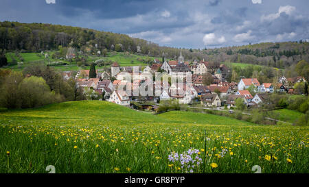 Bebenhausen-Panorama Stockfoto