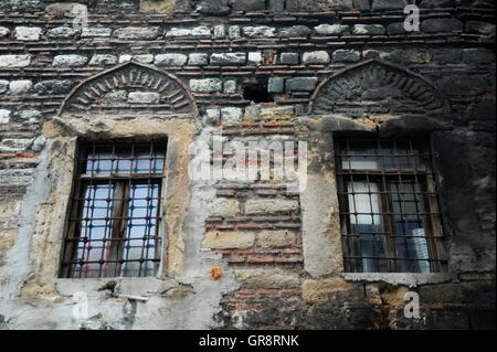 Alten Waterfront In Galata Istanbul Stockfoto