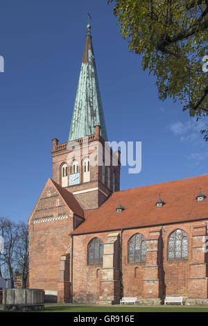 St. Mary S Church In Bergen Auf Rügen, Mecklenburg-Vorpommern, Deutschland Stockfoto