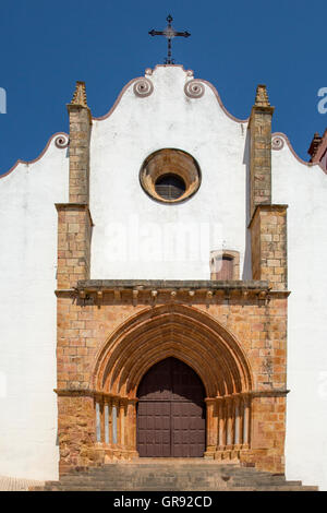 Kathedrale von Silves, Algarve, Portugal, Europa Stockfoto