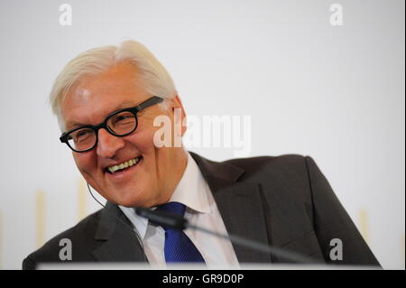 Bundesminister Frank-Walter Steinmeier Stockfoto