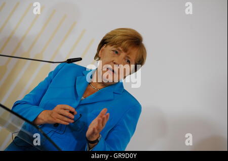 Bundeskanzlerin Angela Merkel Stockfoto