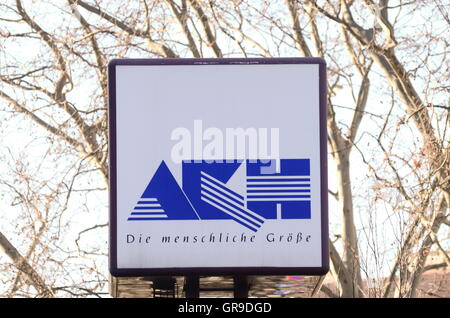 Neue allgemeine Krankenhaus Wien Stockfoto