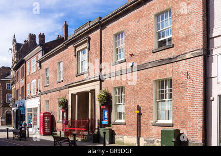 Regency Friends Meeting House (Quäker Kapelle), von Joshua Sparks, 1839, 6 Skinnergate, Darlington, County Durham, England Stockfoto