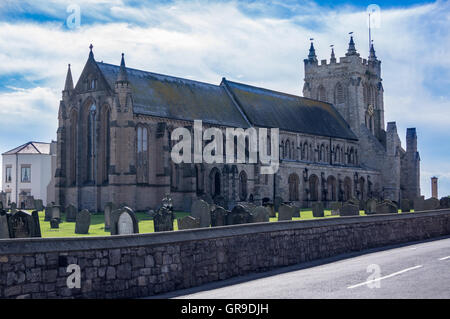 St. Hilda Kirche, die Landzunge, Hartlepool, County Durham, England Stockfoto