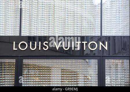 Louis Vuitton Store In Wien Stockfoto