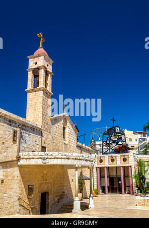 Griechisch-orthodoxe Kirche der Verkündigung in Nazareth Stockfoto