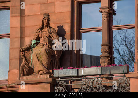 Old Town House Dortmund, Portal Stockfoto