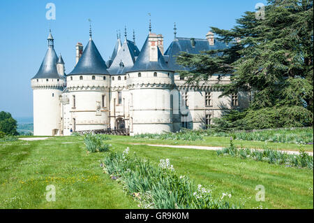 Schloss Château De Chaumont-Sur-Loire-Frankreich Stockfoto