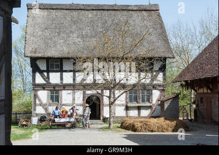 Historisches Bauernhaus Neu-Anspach Deutschland Stockfoto