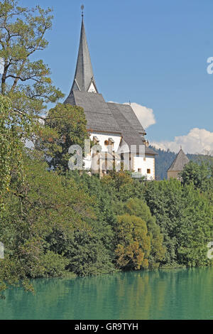 Wallfahrtskirche Maria Wörth Am Wörthersee, Kärnten, Österreich Stockfoto
