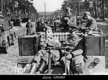 Deutsche Soldaten In 1941 während des zweiten Weltkriegs Stockfoto