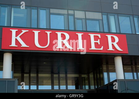 Redaktion der Tageszeitung Kurier In Wien Stockfoto