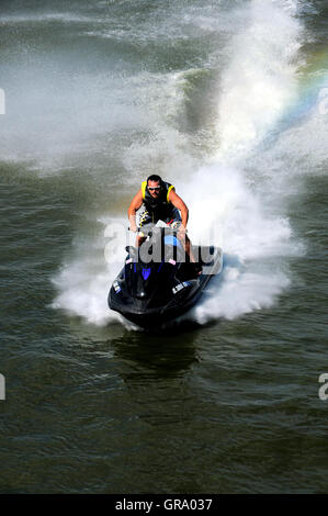 Recreational Bootfahren. Jet Ski Stockfoto