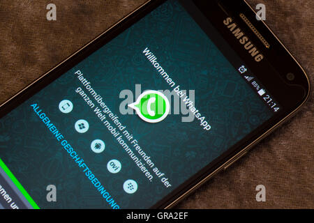 WhatsApp Stockfoto