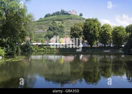 Burg Staufen, Staufen Im Breisgau, Schwarzwald, Baden-Württemberg, Deutschland, Europa Stockfoto