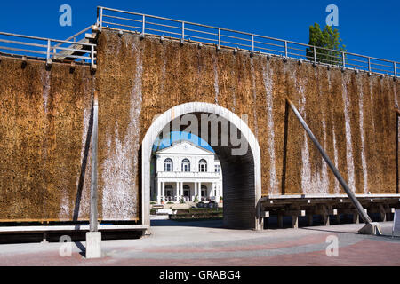 Gradierwerk von Bad Salzuflen, Nordrhein-Westfalen, Deutschland, Europa Stockfoto