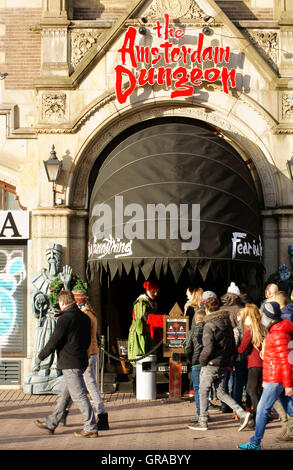 Amsterdam Dungeon Stockfoto