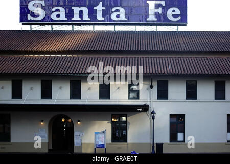 Bahnhof Santa Fe In San Diego Stockfoto