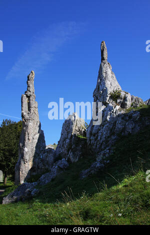 Ein Der Brenz Heidenheim Stockfoto