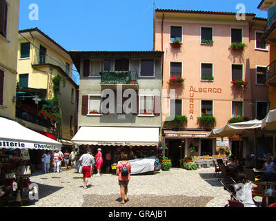 Malcesine Stockfoto