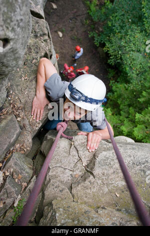 Kanada, Ontario, in der Nähe von Ravenna, Metcalfe Rock, Niagara Escarpment 1990 von der UNESCO als Welt-Biosphärenreservat ernannt Stockfoto