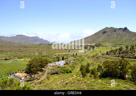 Landschaft von Santiago Del Teide auf Teneriffa Stockfoto