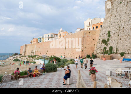 Termoli Molise Region Italien Stockfoto