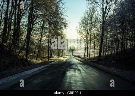 Borgholzhausen, Peter-Eggermont-Road, Mountain Stockfoto