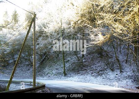 Borgholzhausen, Peter-Eggermont-Road, Mountain Stockfoto