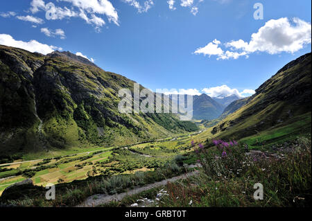 Parc National De La Vanoise Savoie, das Tal des Flusses Arc, Französische Alpen, Frankreich Stockfoto