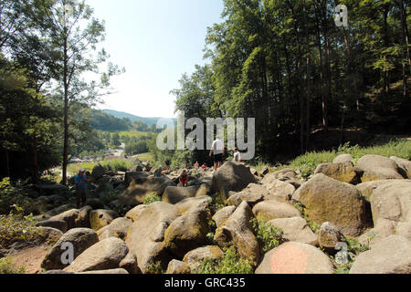 Geologische Staatspark Felsenmeer Stockfoto