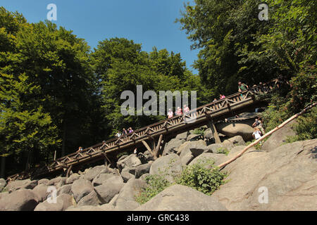 Geologische Staatspark Felsenmeer Stockfoto