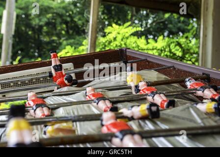 Sperrig, Tischfußball, Stockfoto