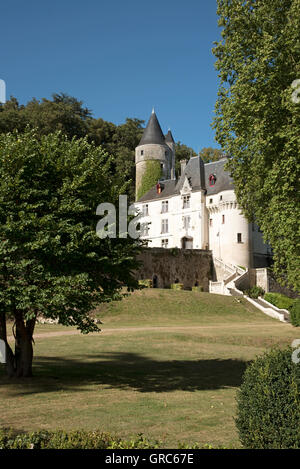 Chissey de Touraine Loire Region Frankreich - die französischen Türmen 15. Jahrhundert Chateau Chissey Chissey en Touraine Stockfoto