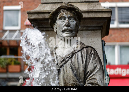 Fürbringer Brunnen In Emden, Ostfriesland Stockfoto