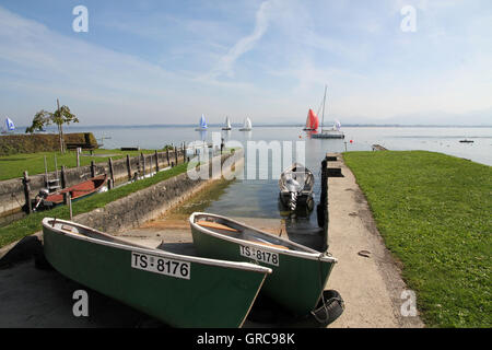 See-Chiemsee Stockfoto