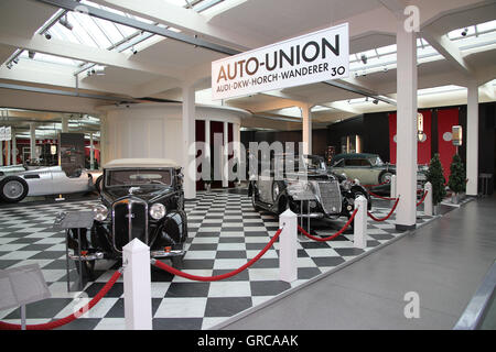 Oldtimer Ausstellung Museum Zwickau Stockfoto