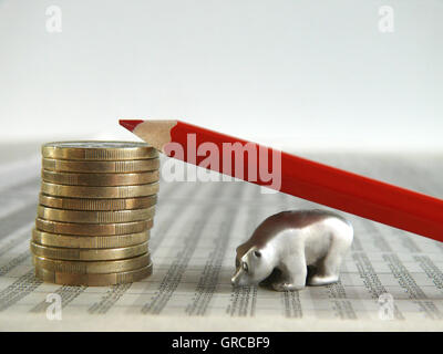 Einsparungen, Symbolfoto Stockfoto