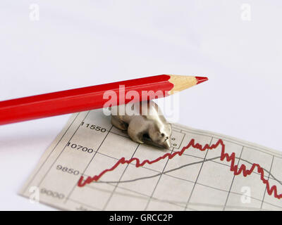 Einsparungen, Symbolfoto Stockfoto