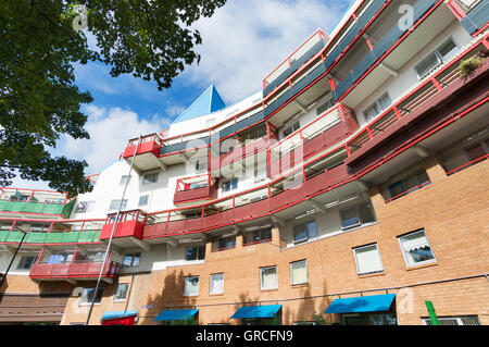 Lange Headlam Byker Wand, Byker, Newcastle Upon Tyne, Nord-Ost-England, UK Stockfoto