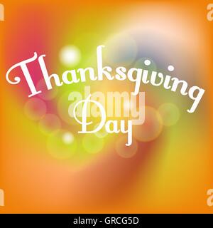 Thanksgiving Day Karte Stock Vektor
