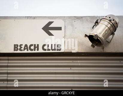 Möglichkeit, den Beachclub Stockfoto