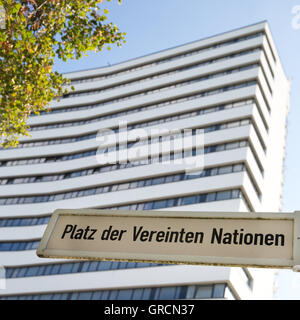 United Nations Square In Bonn, Un Stockfoto